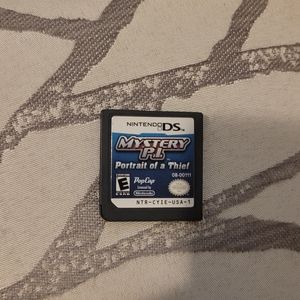 Nintendo DS Mystery P.I Portrait Of A Theif